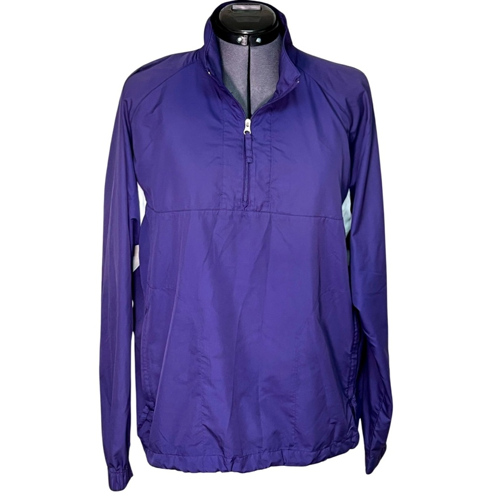 Nike women’s golf navy light weight jacket/pull over size xl